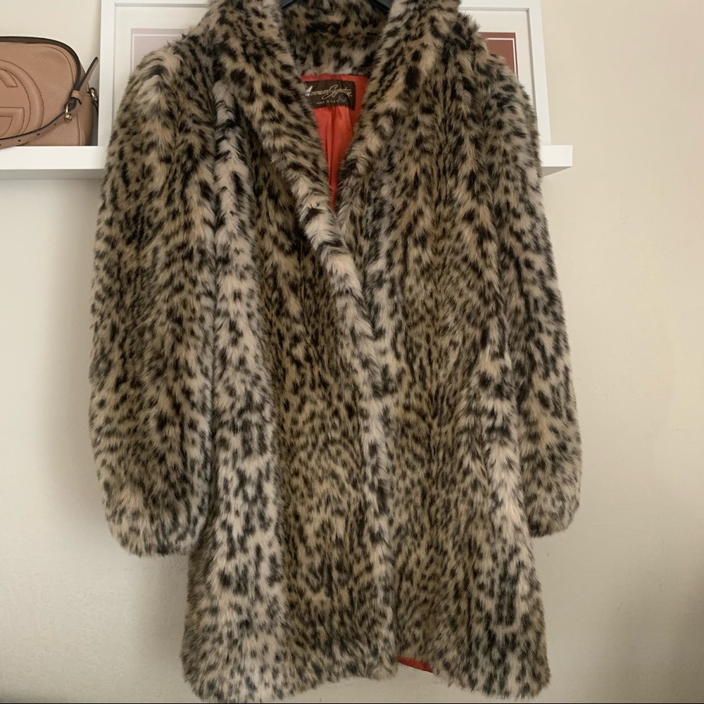 Vintage Leopard Print Coat